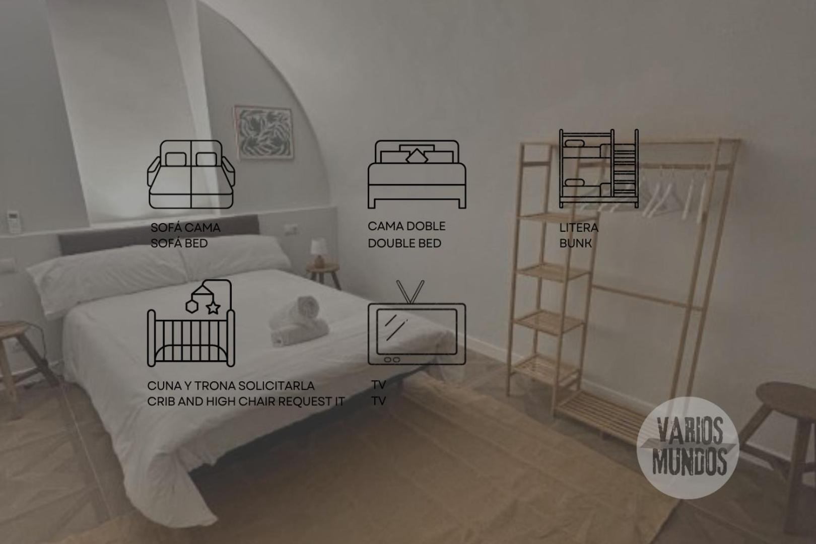 Sunny Apt 9Pax 4 Habitaciones En Minas-Malasana E3 Madrid Bagian luar foto